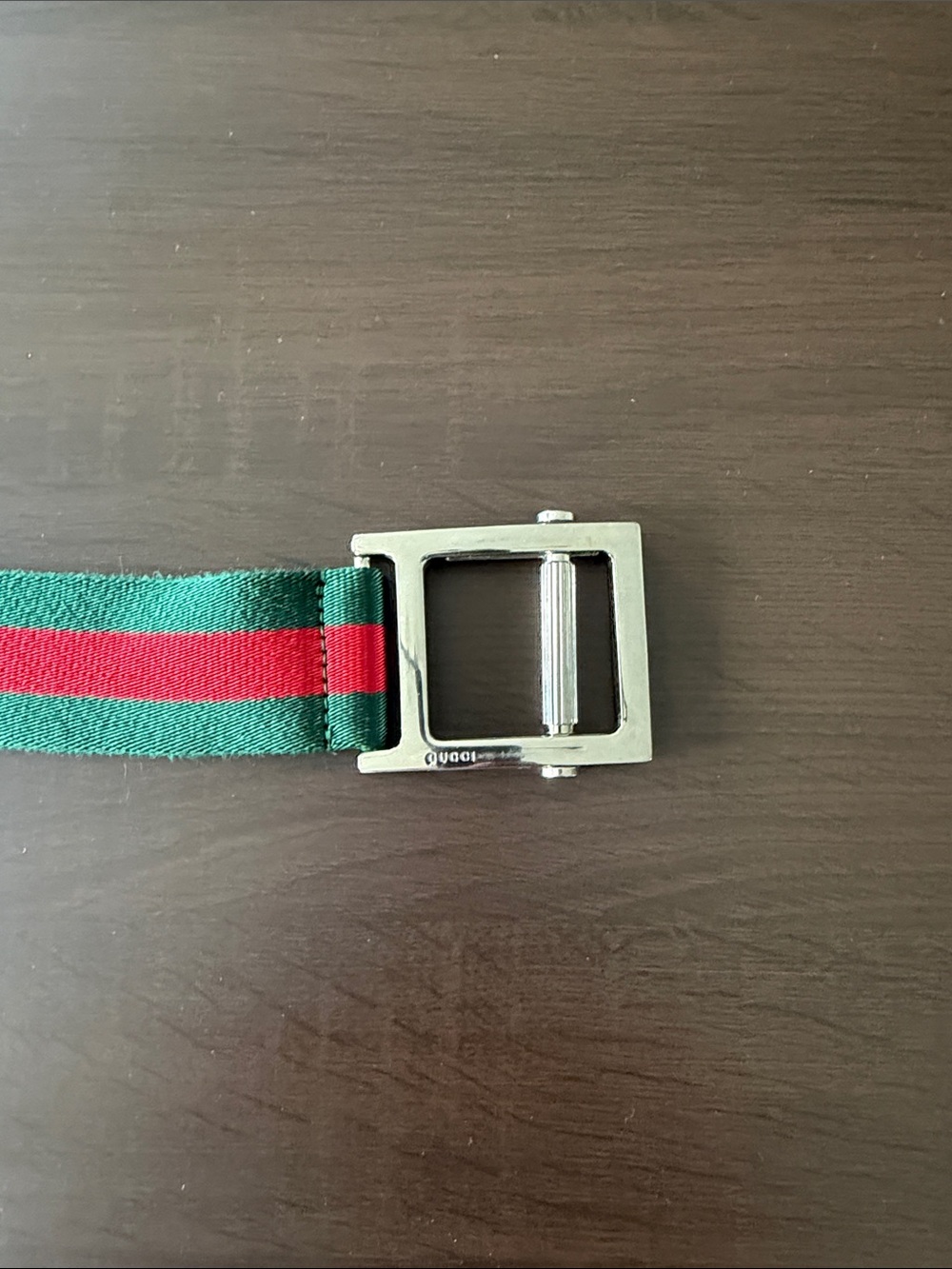 Gucci Belt - Green & Red Stripe